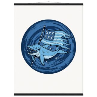 Póster de papel mate calidad museo con colgador